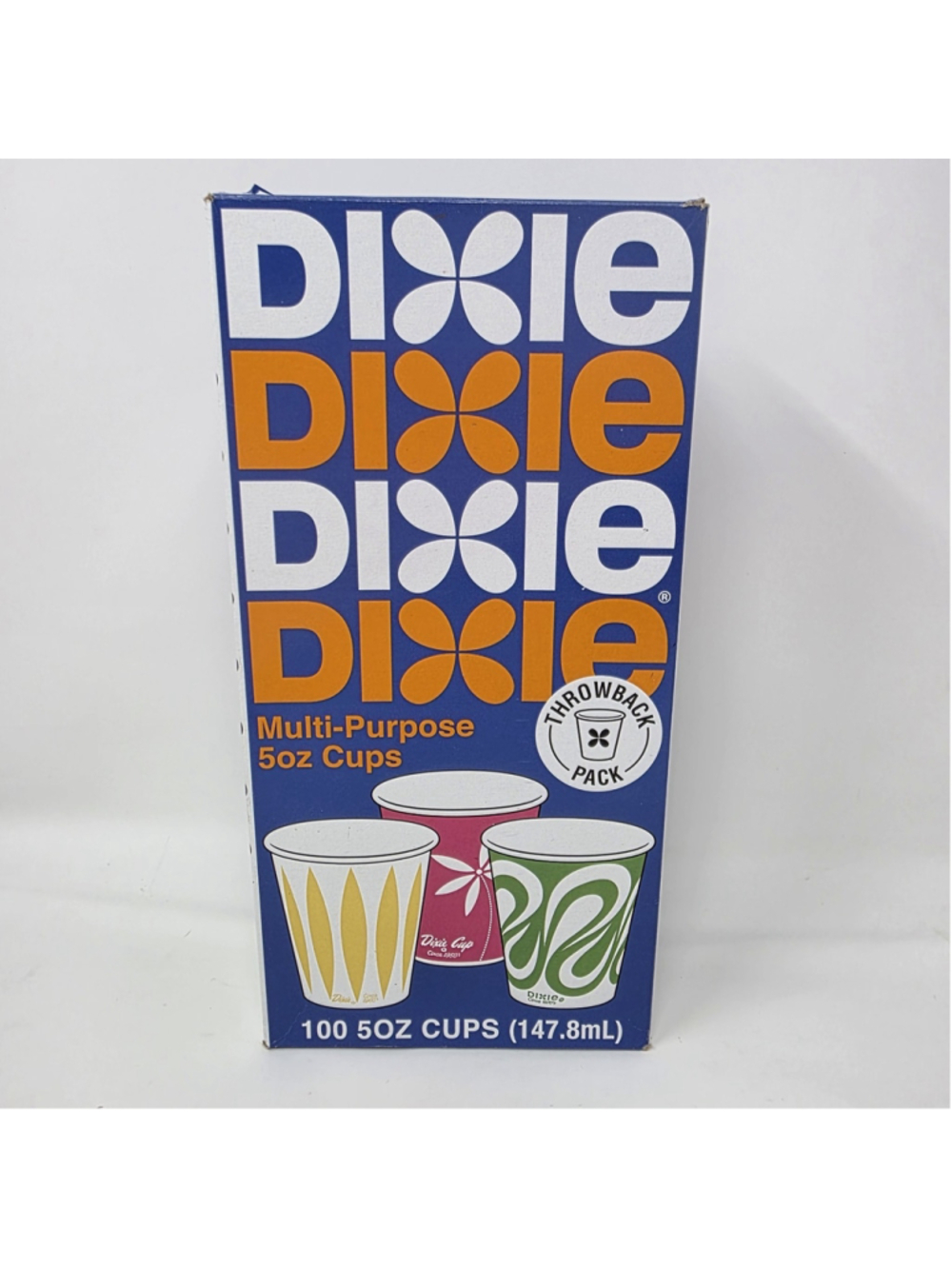 Dixie Throwback Pack 2019 Multi-purpose Disposable 5 Oz Cup Open Box 99 New Cups